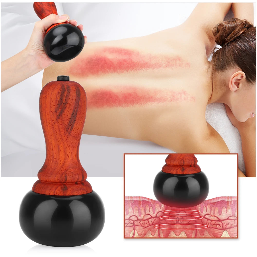 GuaSha Massager, Hot Stone Heating, Scraping Neck Back Massage