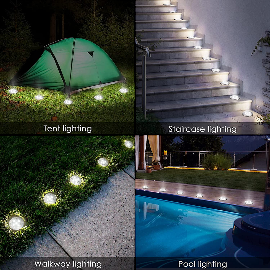 Fancy Solar - Wegweiser-Lampen (4 Pack) [Letzter Tag Rabatt] 3