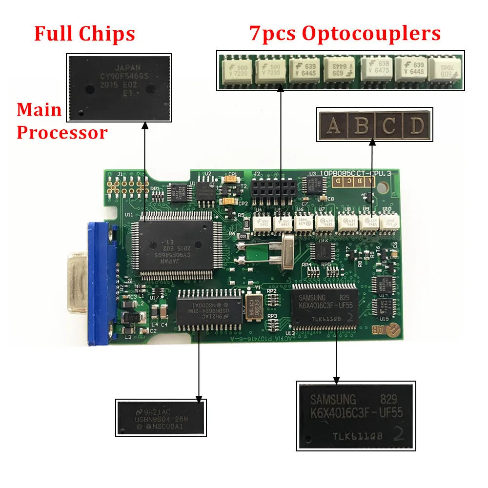 Lexia3 PP2000 Diagbox V991, Vollständige Chips, Super Firmware