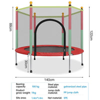 Trampoline, Children Exercise, Protective Net