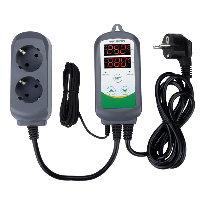 Digitaler Temperatur- und Feuchtigkeitsregler, vorkonfektioniert, zweistufig