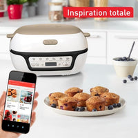 TEFAL Intelligente cake machine, 5 nauwkeurige programma's, Antiaanbakvorm, 6 Creabake muffinvormpjes, Cake Factory KD804910