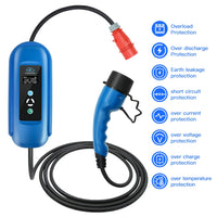 Ladegerät für Elektrofahrzeuge, 16 A Schnellladung, Typ-2-Stecker