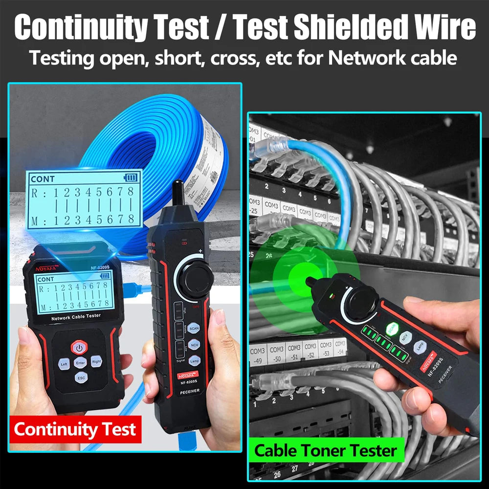 Network Cable Tester, LCD Display, Poe Checker