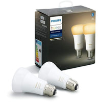 Philips Hue White Ambiance, LED Verbonden LED E27 gelijkwaardig 75W, 1100 Lumen, Bluetooth compatibel, 2-pack