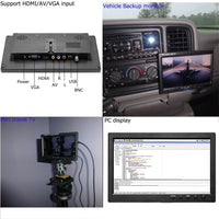 Portable Monitor, 10.1 inch, LCD Panel, 1024x600 Resolution