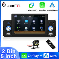 Auto-Radio MP5, Bluetooth-Verbindung, Carplay-Integration