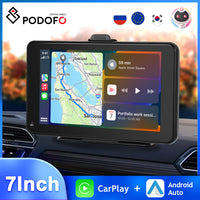 7 inch Car Stereo MP5 Player with Carplay, Android Auto, Bluetooth - Na