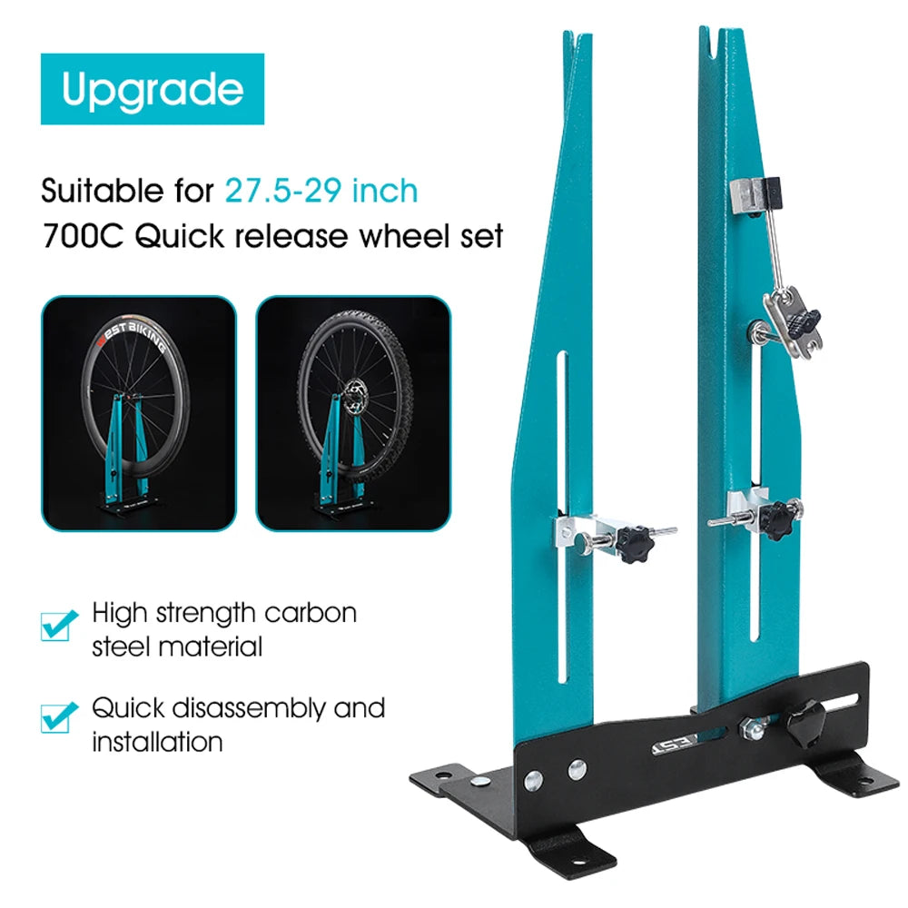 Fahrrad-Radzentrierständer, professionelle Qualität, passend für 16-29 Zoll Räder.