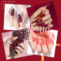 Gel-Nagellack-Set, semi-permanent, Hybrid-Lack