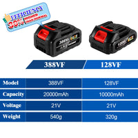 Wiederaufladbarer Akku, 18 V Lithium, Batterieanzeige