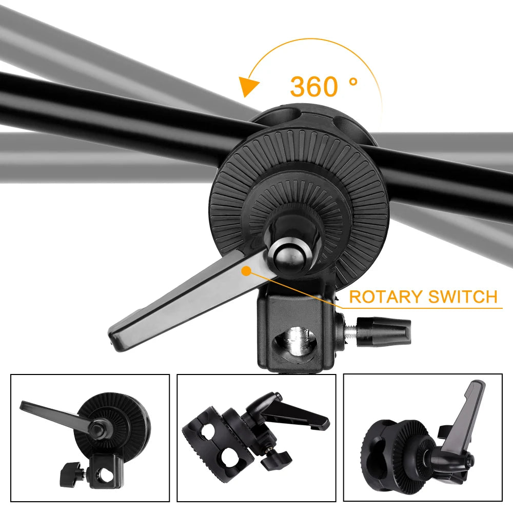 Fotostudio-Softbox-Lampen, LED-Lampe, Stativ