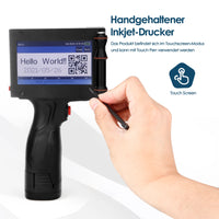 Handdrucker, tragbar, Touch-Tintenstrahldrucker