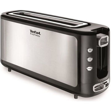 Tefal TL365etr Express Broodrooster 1 Sleuf, Toaster, 7 gouden niveaus, ontdooien, verwarmen, extra hoge uitsprong van brood