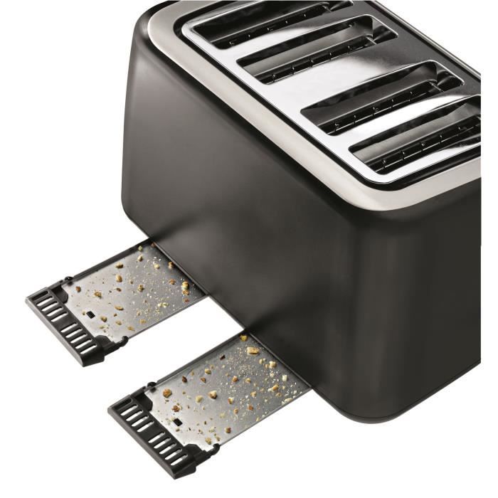 Tefal TT770811 Selbstgemachter Grill, 4 Schlitze, extra hohe Grillleistung, Aufwärmen, Aufwärmen