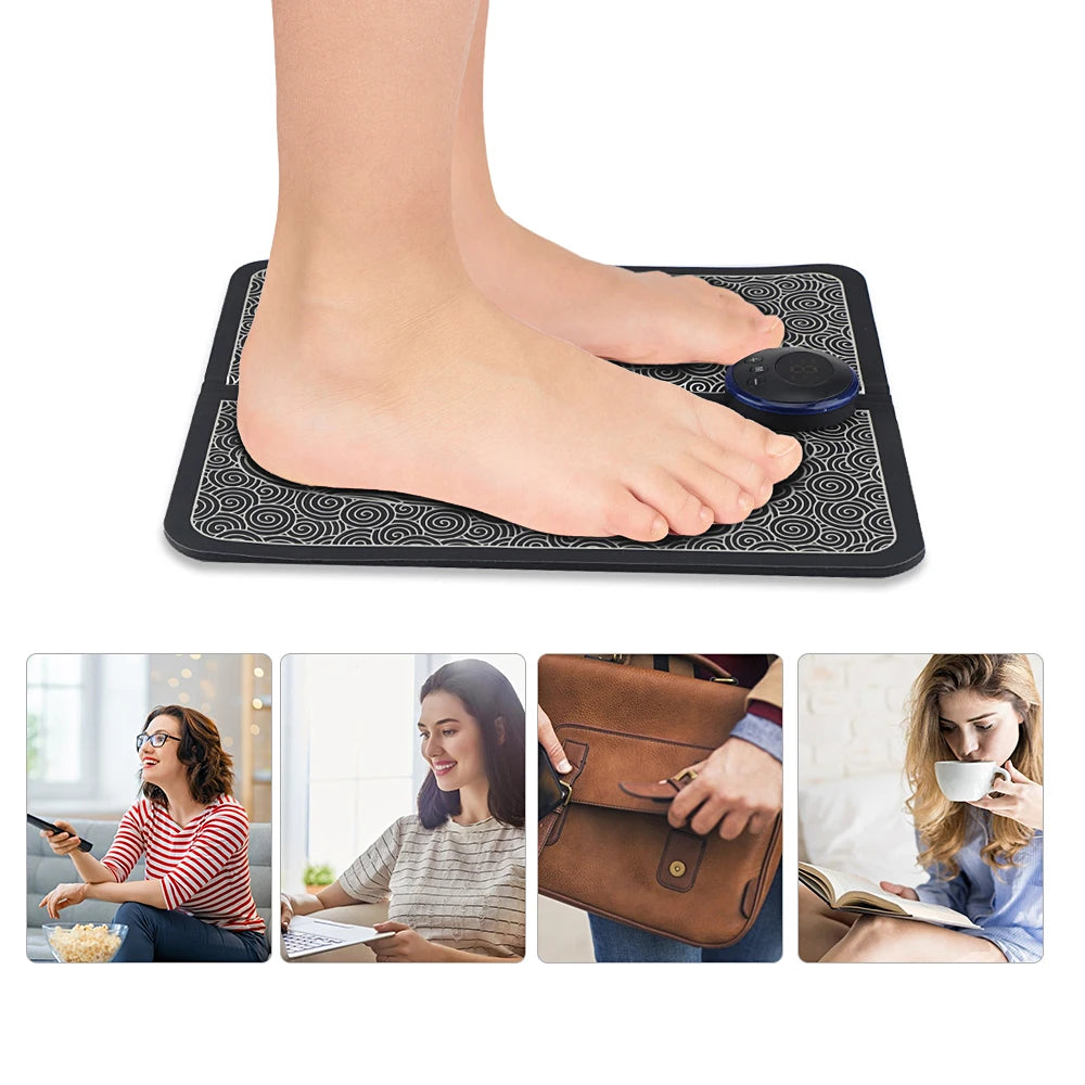 Foot Massage Mat, Electric EMS Technology, Relaxation and Pain Relief