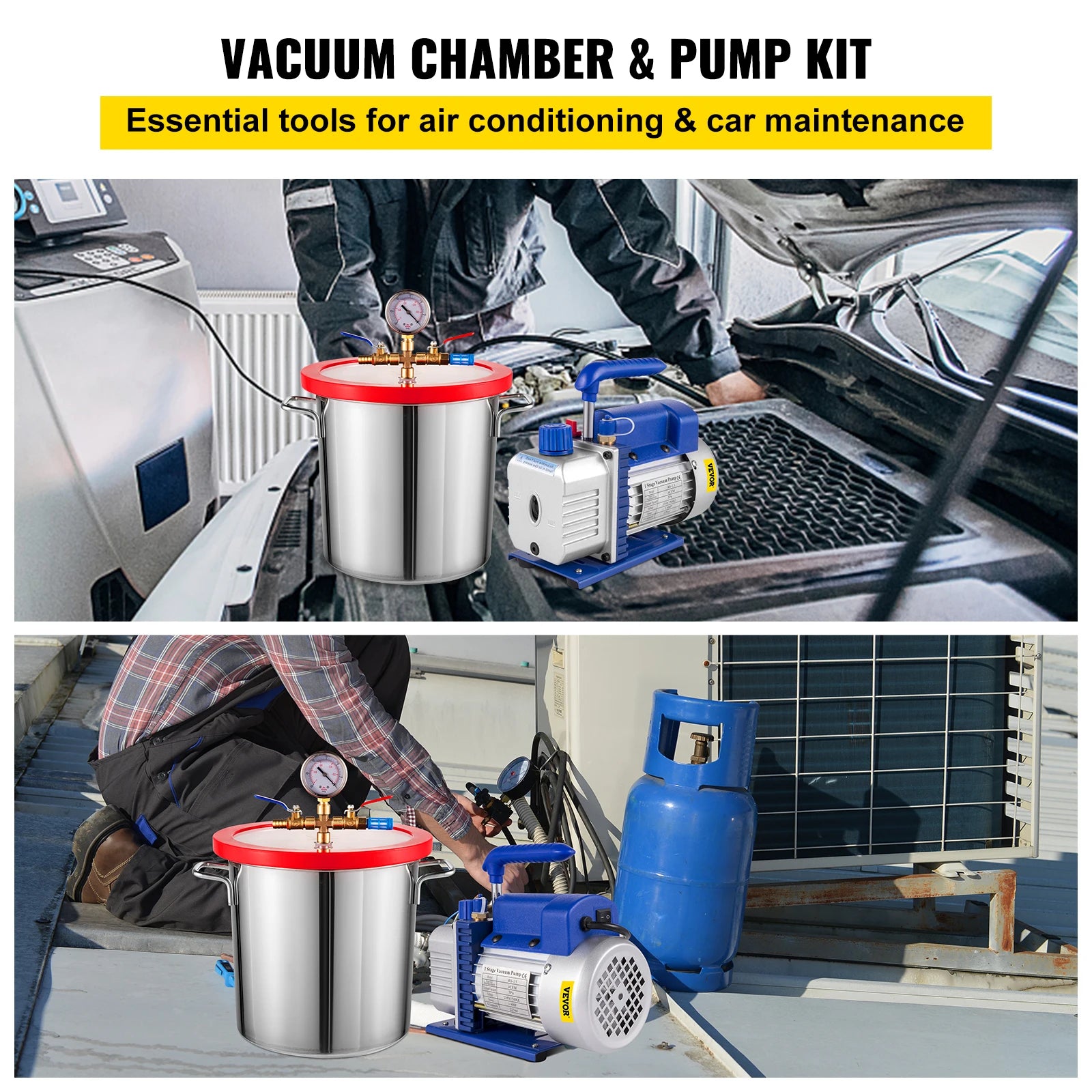 Vakuumpumpe, eingebauter Kühlventilator, wasserfeste Dichtung