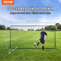 Voetbal Rebounder Net, 12x6ft, Trainingsmateriaal