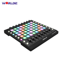 MIDI Schlagzeug-Pad-Controller, tragbar, RGB-beleuchtete Pads