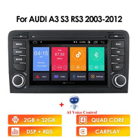 Audi A3 Auto-Multimedia-Player, Android 10, GPS Navigation