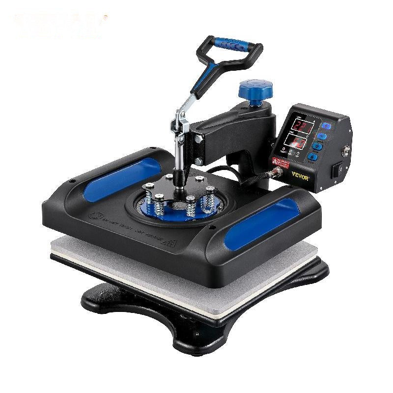 Heat Press Machine, Dual-Tube Heating, Adjustable Pressure