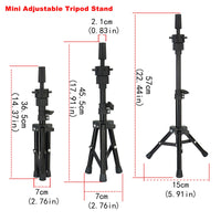 21/22/23 Zoll Perückenkopf-Mannequin – Leinwandblock, Stativständer