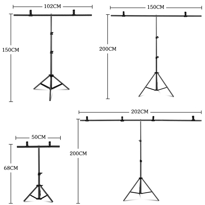 Hintergrundstand-Set, Hintergrundtuch, Grünwand-Rahmenständer