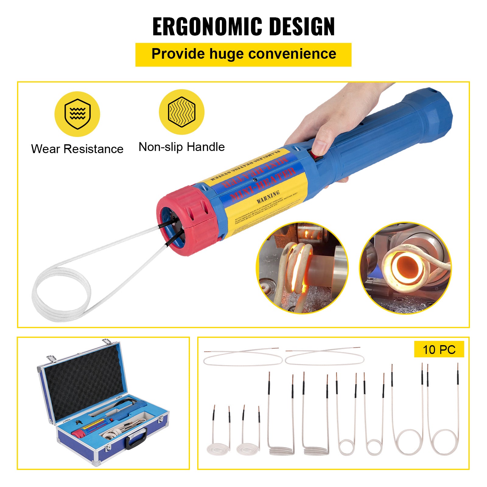 Induction Heater, Flameless, Hand-held Repair Tool