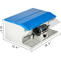 Schmuckpoliermaschine – 200-W-Motor, Geschwindigkeitsschalter, Beleuchtung