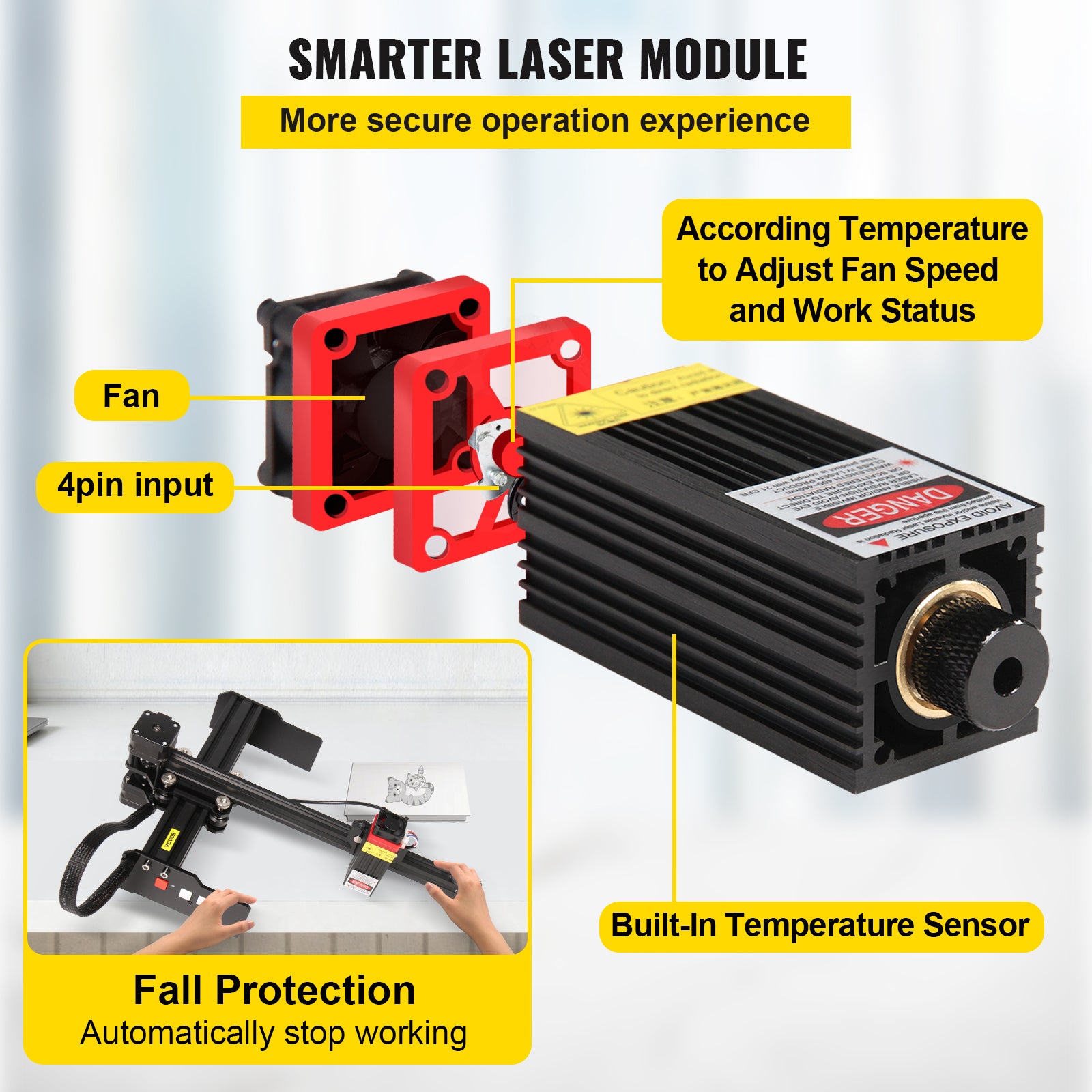 Laser Engraver, 005mm Accuracy, APP Control