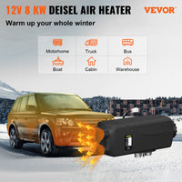 Diesel Heater, LCD Monitor, With Silencer for Low Noise