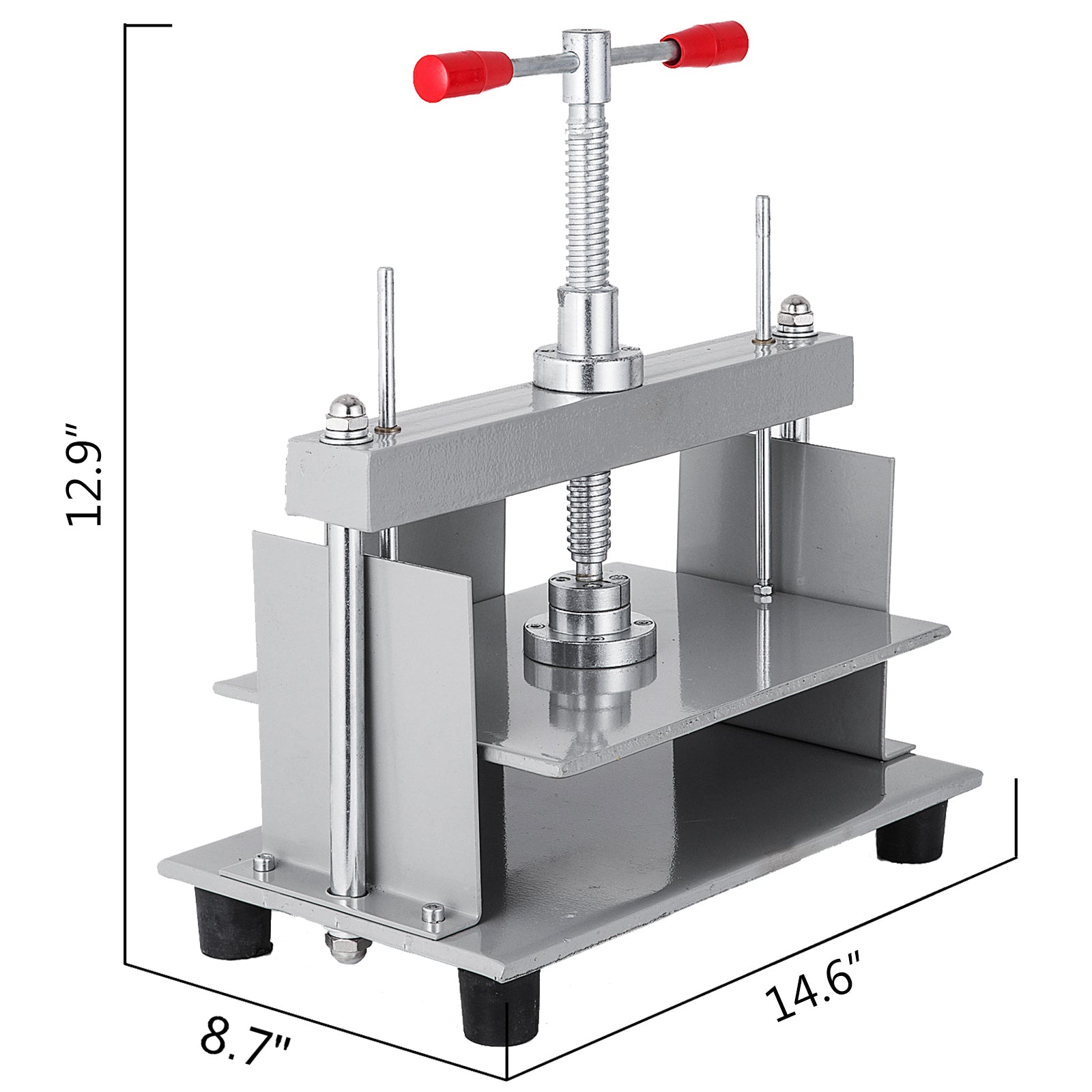 Buchbindepresse – 12 x 8,7, 3306 lbs Druck, rutschfeste Fußpolster