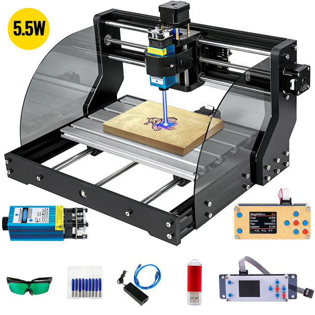 CNC Router Engraver, Laser Module, USB Port