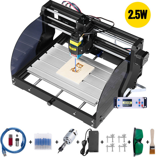 CNC Router Engraver, Laser Module, USB Port